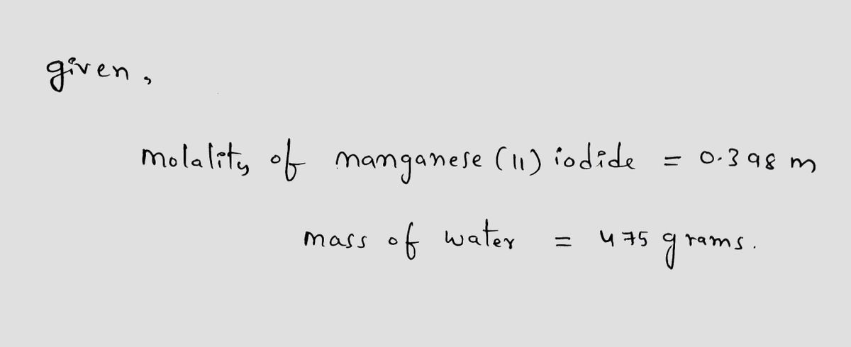 Chemistry homework question answer, step 1, image 1